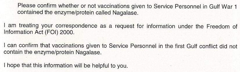 Anfrage über die Nagalase-Enzyme in Impfstoffen