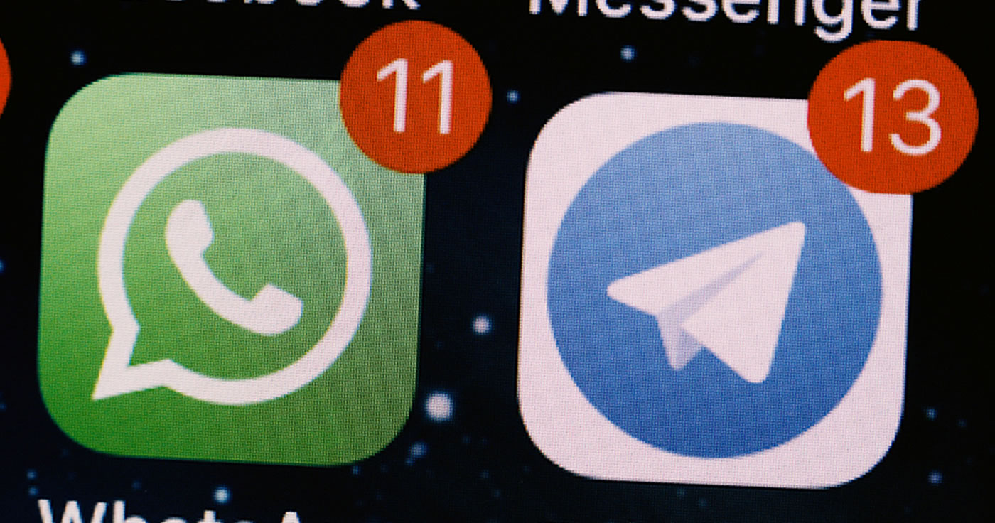 Telegram-App: Eine beliebte WhatsApp-Alternative.