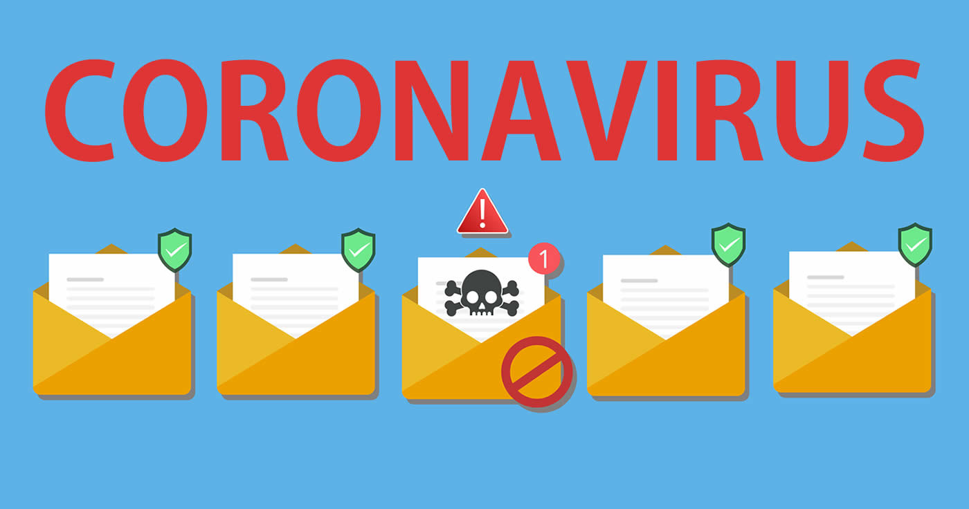 Coronavirus auch per E-Mail gefährlich