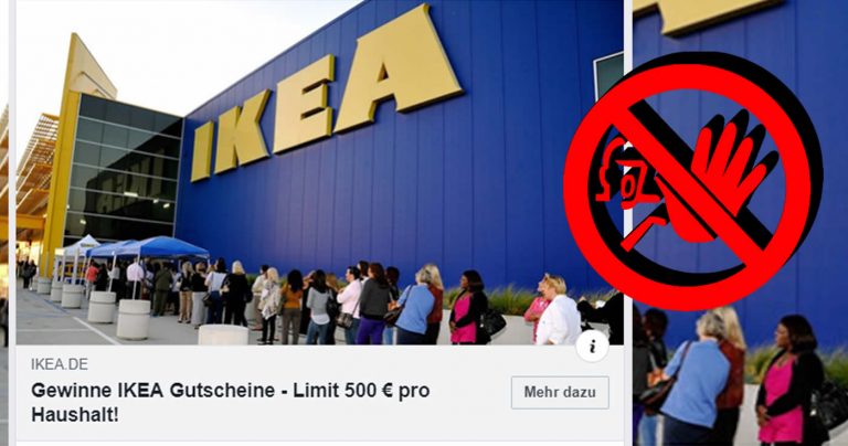 Facebook: Gefälschtes IKEA-Gewinnspiel führt zu Datensammlern