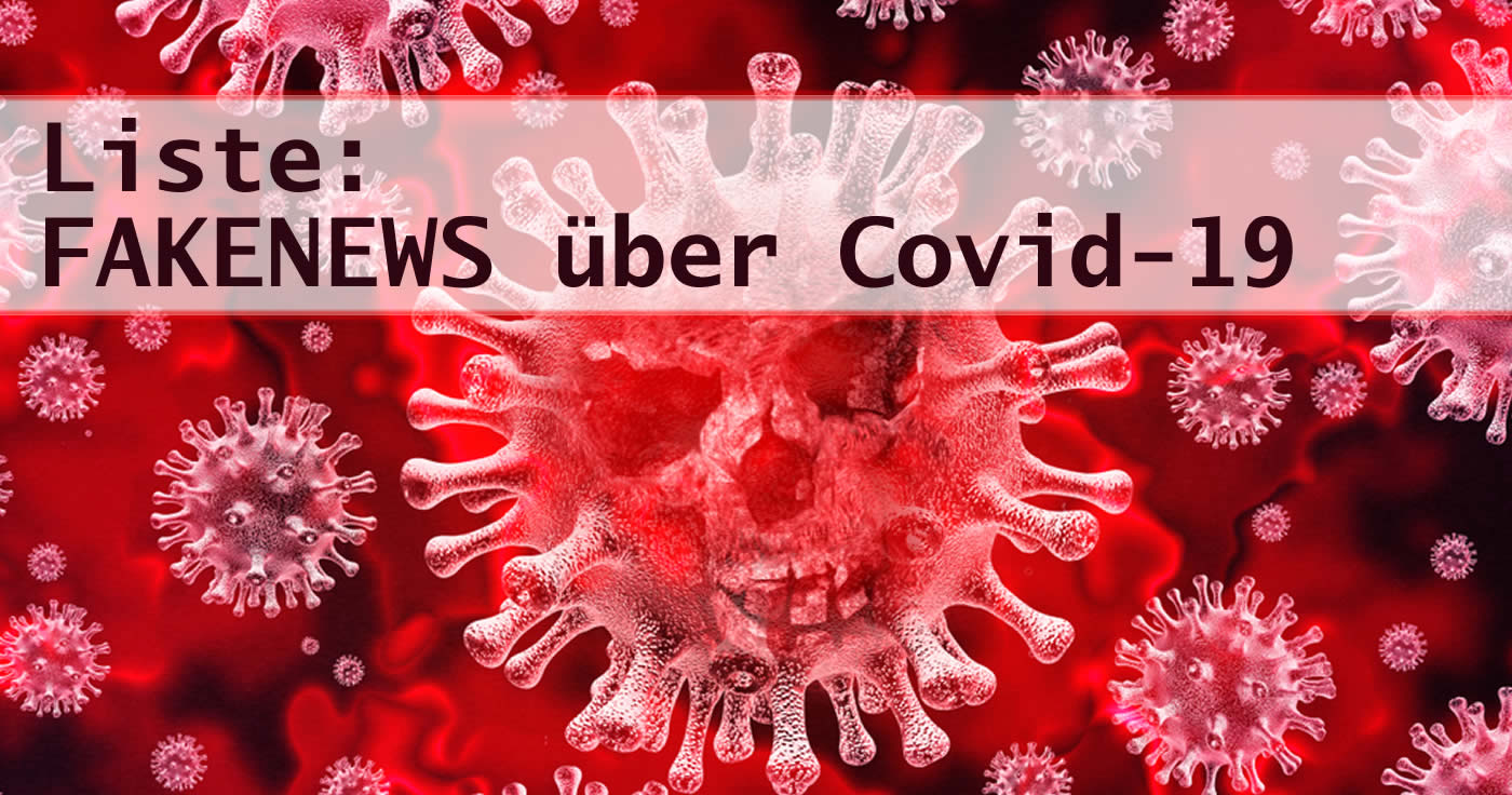 Coronavirus: Liste der unseriösen Quellen