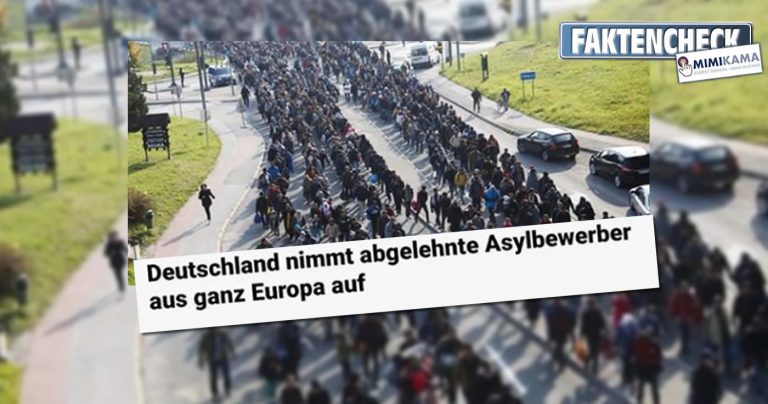 „Deutschland nimmt abgelehnte Asylbewerber aus ganz Europa auf“ – der Faktencheck