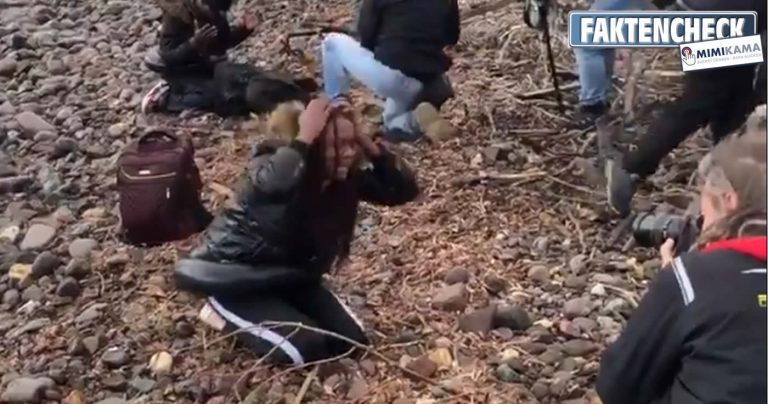 Nicht gestellt – Das Video mit den ankommenden Flüchtlingen auf Lesbos