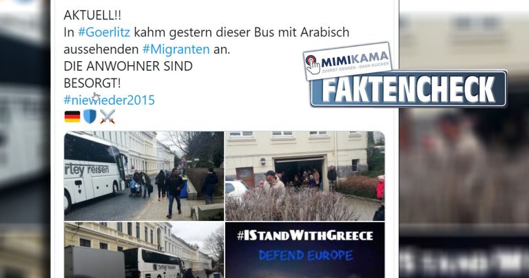 „Migranten über Nacht mit Bussen in Görlitz“: Der Faktencheck!