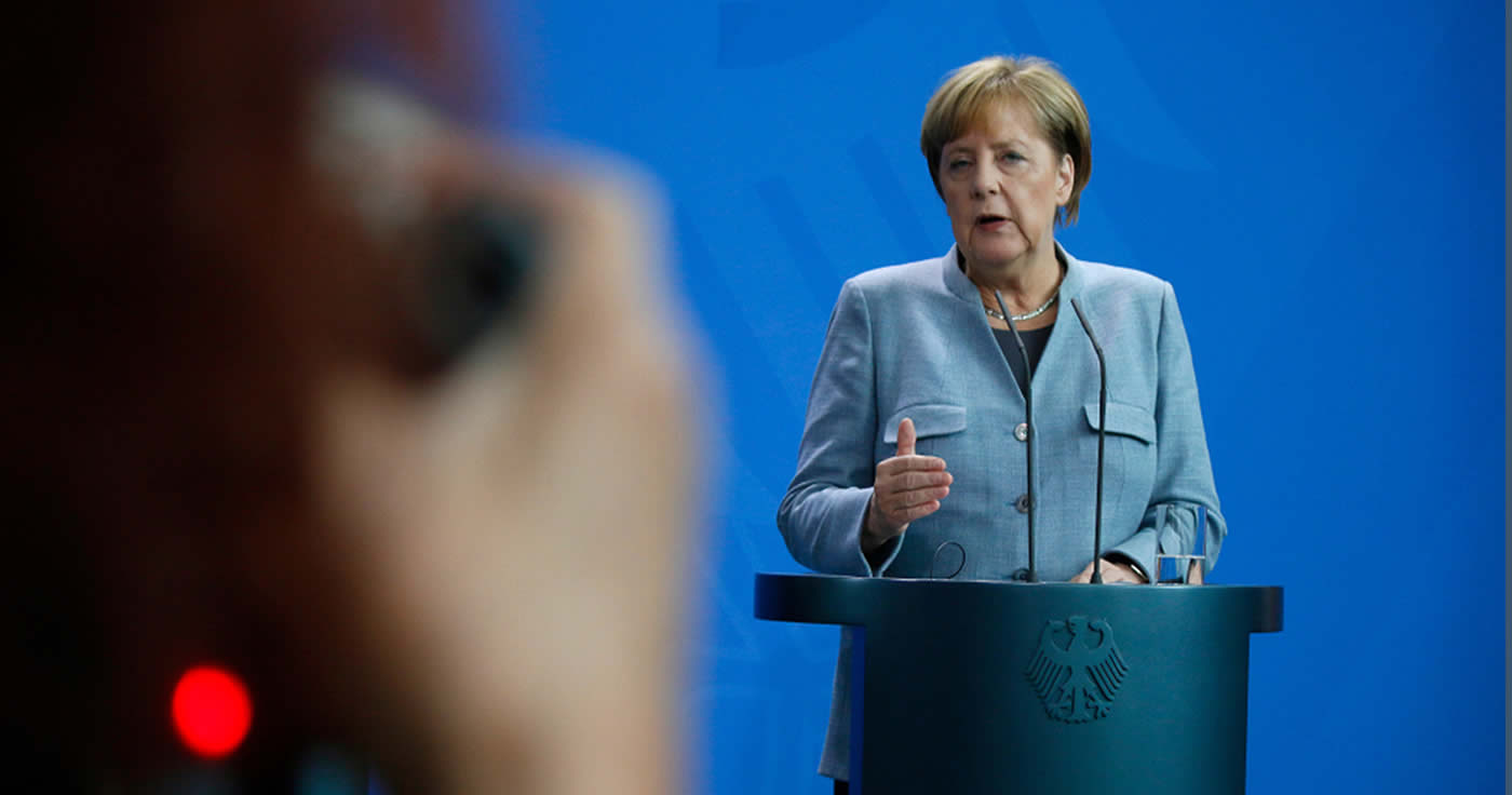 Coronavirus-Pressekonferenz mit Angela Merkel