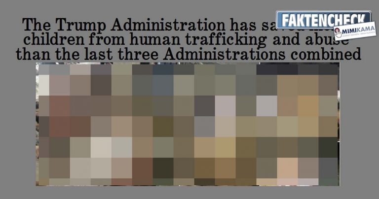 Trump-Regierung und Menschenhandel: Sharepic mit grauenvollen Bildern!