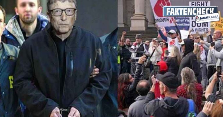 Bill Gates wurde nicht wegen Bioterrorismus verhaftet!