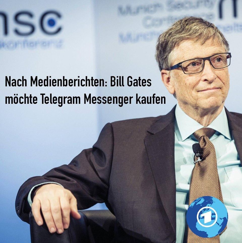 Bill Gates und Telegram: Fake!