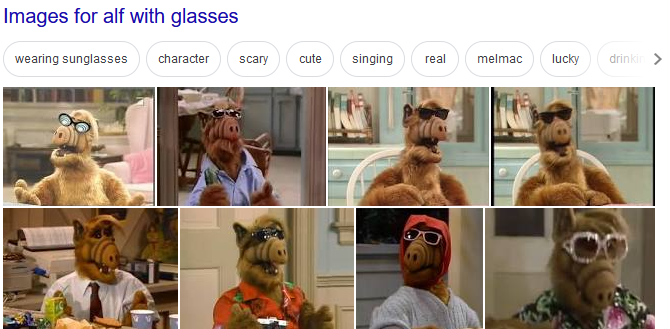 ALF liebt Brillen! - Quelle: Google