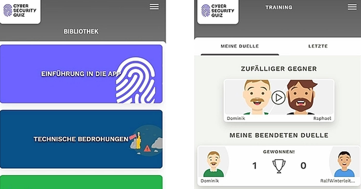 Neue Quiz-App: Testen Sie Ihr Wissen zum Thema Internetsicherheit!