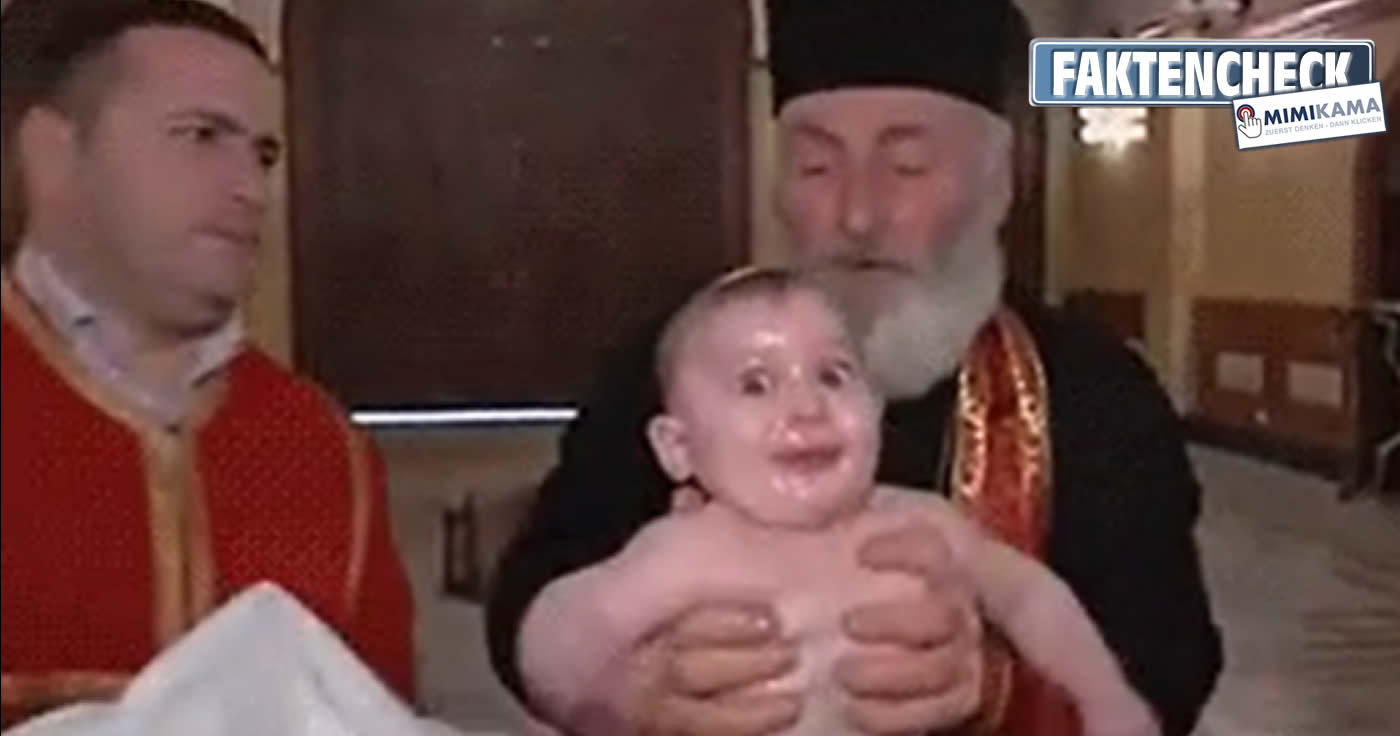 Kein Fake: Orthodoxe Taufe in Georgien