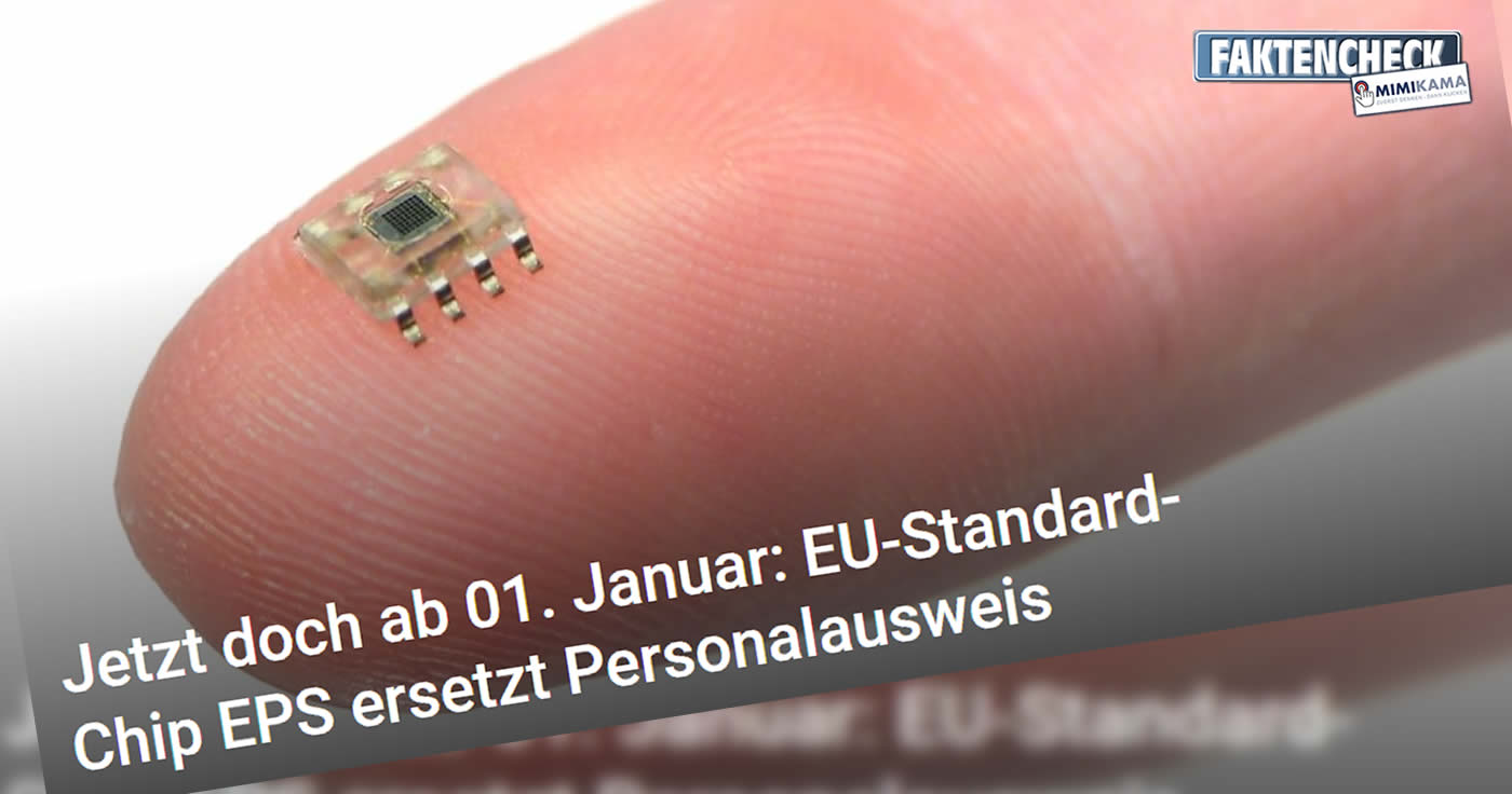 Immer noch Satire: Der EU-Standard-Chip EPS anstatt Personalausweis