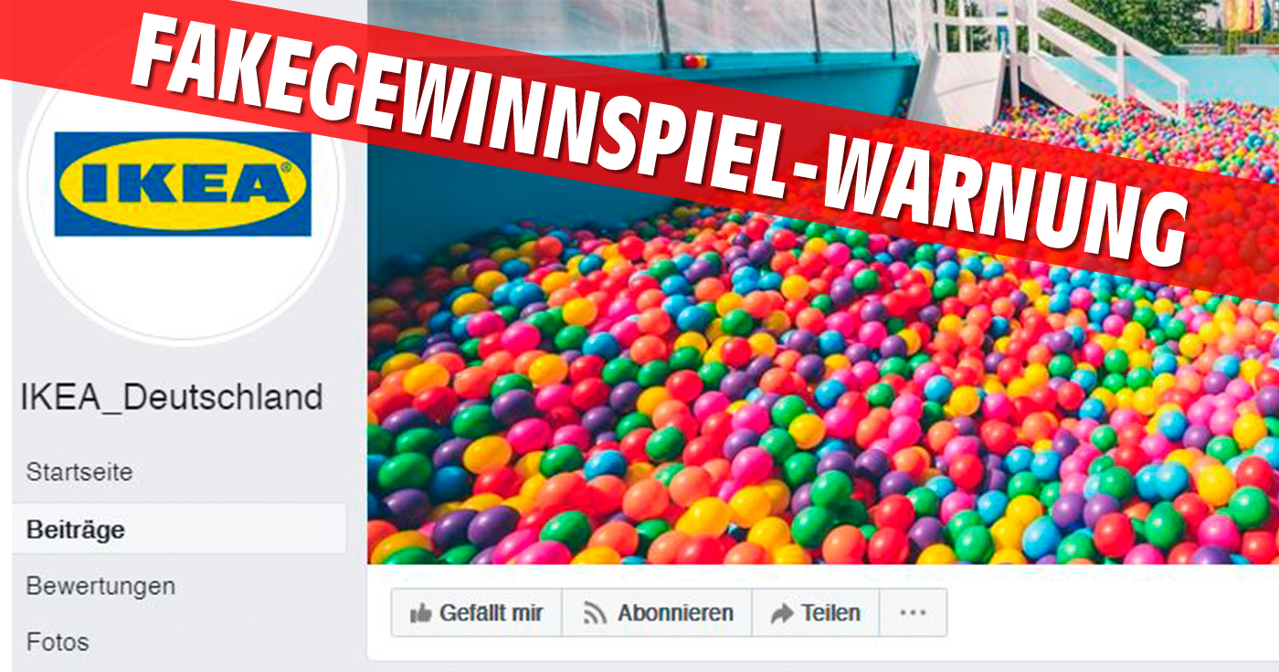Die Facebook-Seite "IKEA_Deutschland" gehört nicht zu Ikea