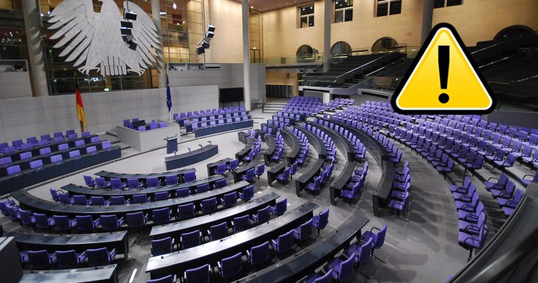 Bundestag: Keine Maske, kein Mindestabstand beim Hammelsprung