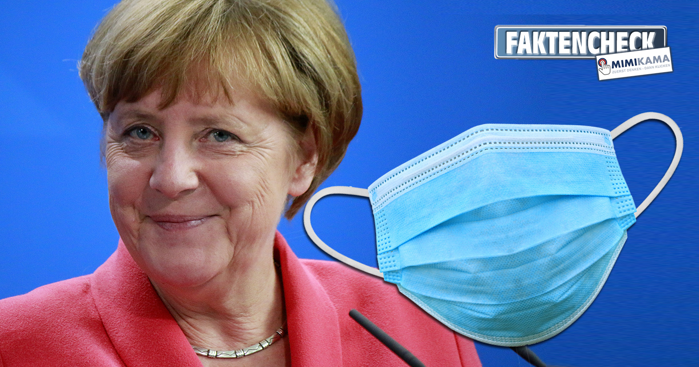 Merkel missachtet Maskenpflicht? Nein!
