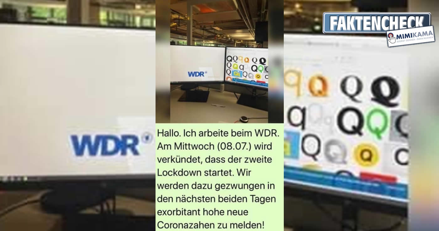 Hoax: "Mitarbeiter" vom WDR kündigt zweiten Lockdown an