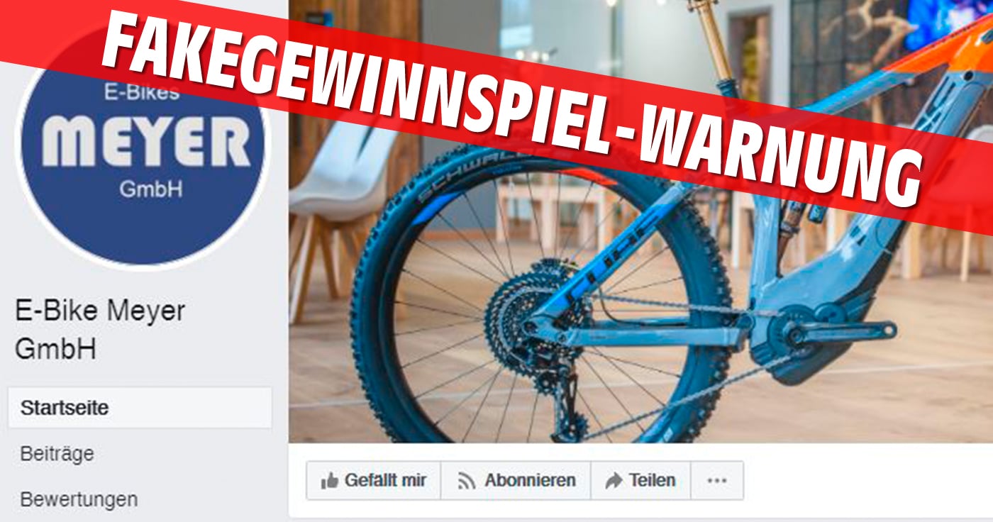 E-Bike Meyer GmbH verschenkt keine E-Bikes!