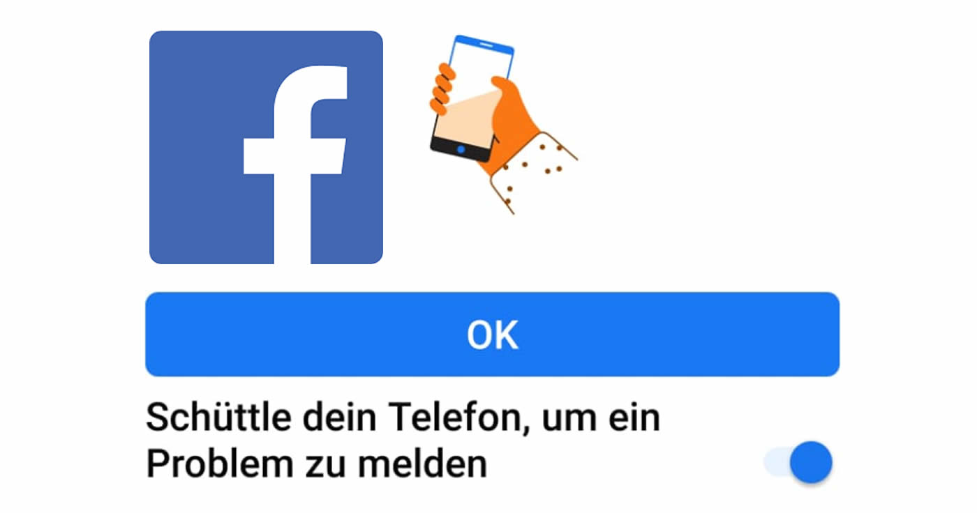 Facebook: Schüttel mal dein Telefon