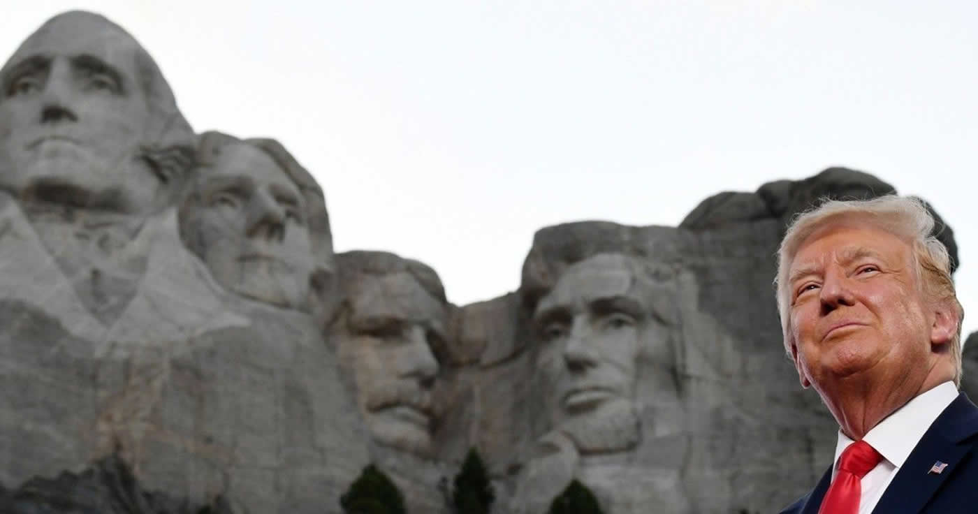 Donald Trump will sein Gesicht am Mount Rushmore sehen