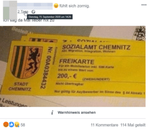 Freikarte Sozialamt Chemnitz