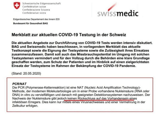 Das Merkblatt zur aktuellen COVID-19 Testung in der Schweiz