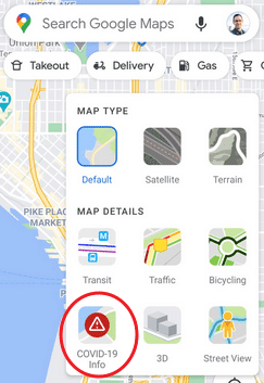 Die neue Funktion auf Google Maps, Quelle: Google