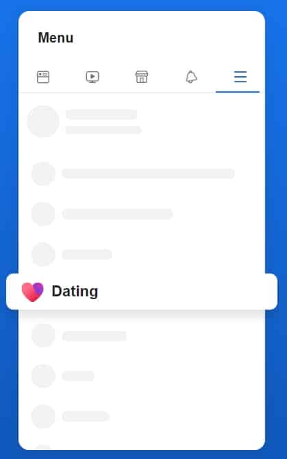 Hier findet man ab sofort das "Facebook Dating" vor