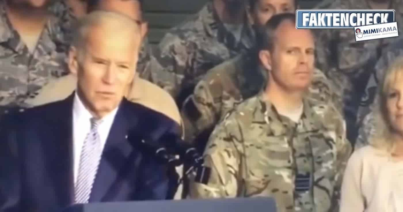 Joe Biden während der Rede im Jahr 2016