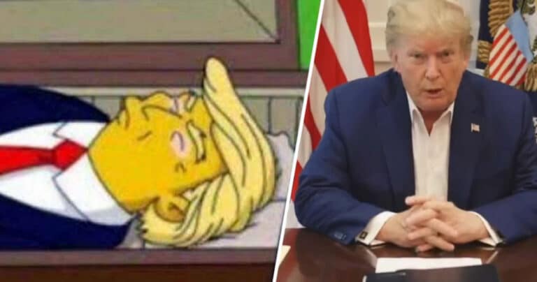 Trump im Sarg: Prophetische Simpsons?