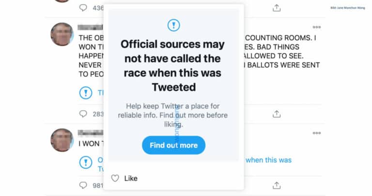 Twitter will Warnung bei Likes für Fake-Tweets