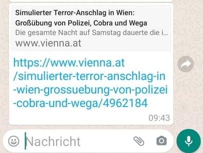 Simulierter Terroranschlag in Wien?