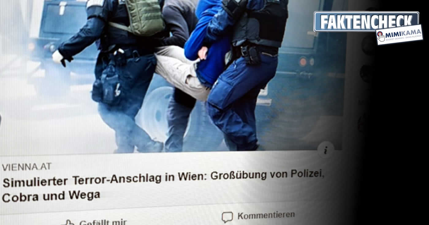 Simulierter Terroranschlag in Wien? Hinweis: Foto dient zur Auseinandersetzung mit dem Thema.