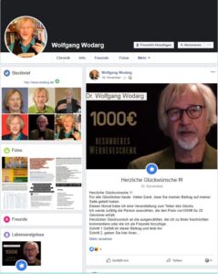 Gefälschtes Profil von Wolfgang Wodarg lockt mit Geldgewinn