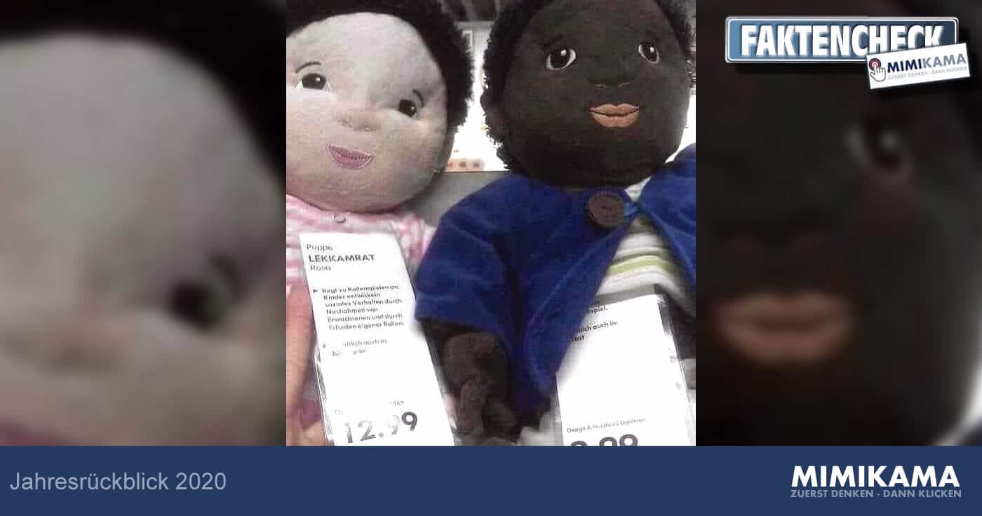 Jahresrückblick 2020: IKEA - Schwarze Puppe weniger wert?