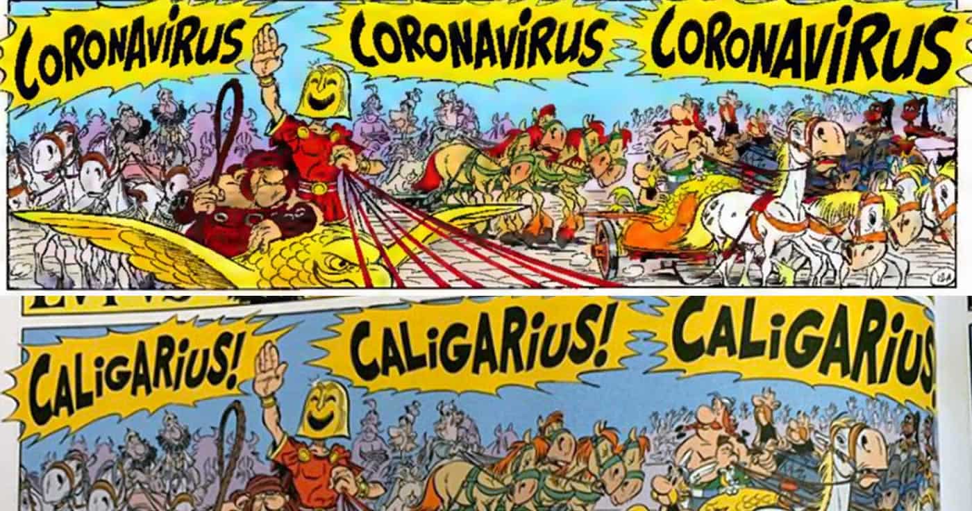 Coronavirus kam bereits in dem "Asterix"-Band von 2017 vor!
