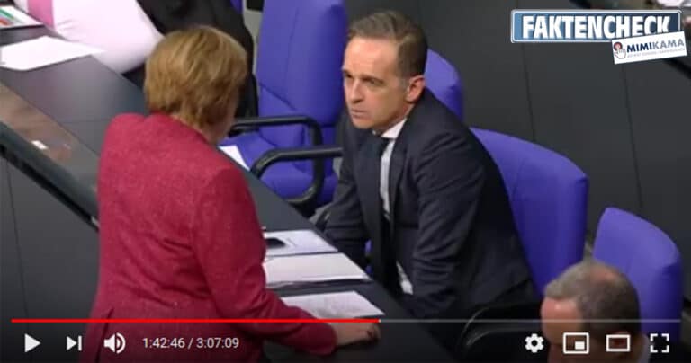Ja, Merkel war tatsächlich maskenlos im Bundestag unterwegs