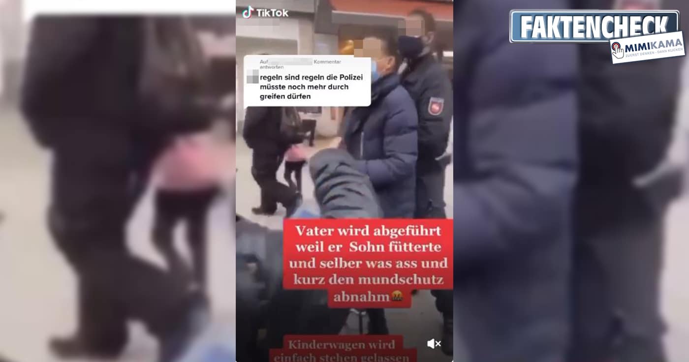 Hannover: Polizei führt Mann ab, weil er gegessen hatte?