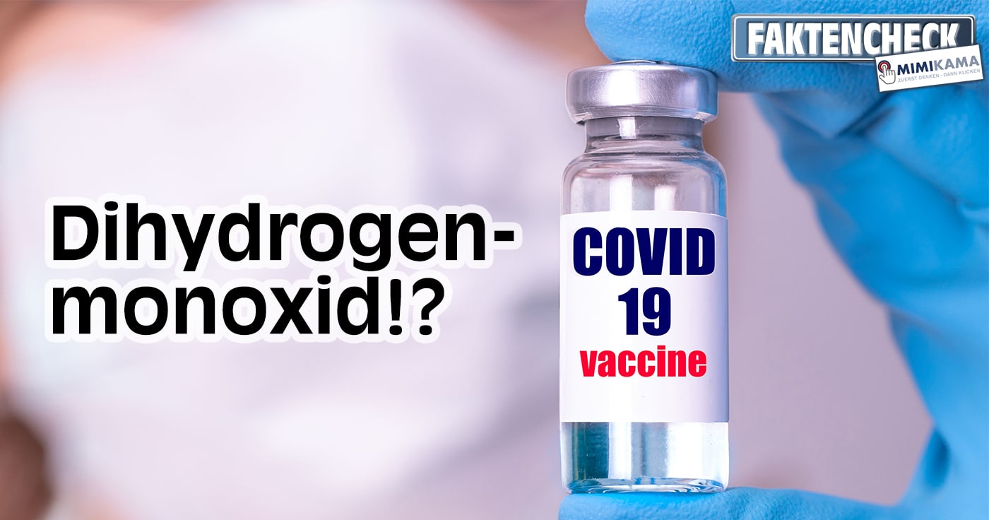 Dihydrogenmonoxid in der Impfung - (K)ein Skandal!