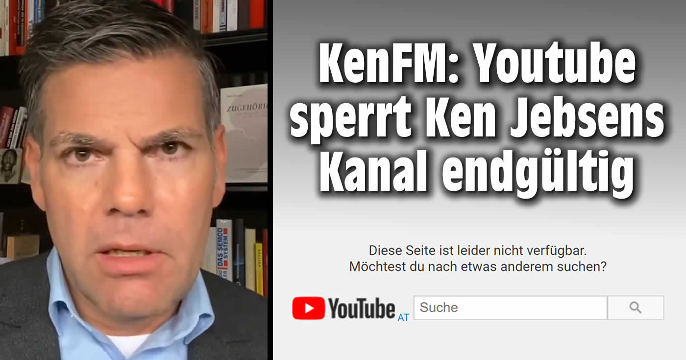 KenFM missachtet Community-Regeln: Youtube schmeißt Ken Jebsen raus