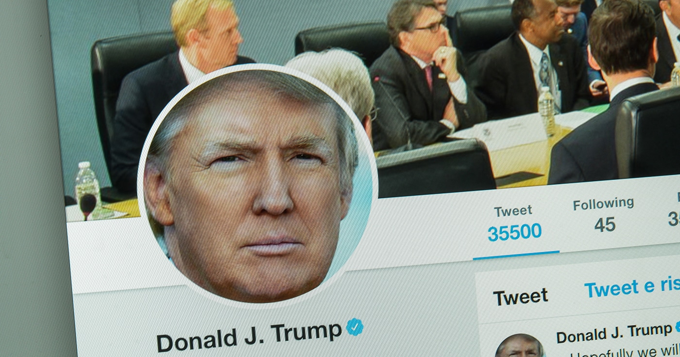 Artikelbild Trump Twitter von Casimiro PT / Shutterstock.com