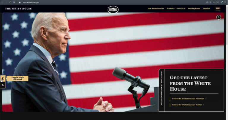 Neue Homepage des Weißen Hauses launcht mit besonderen Features