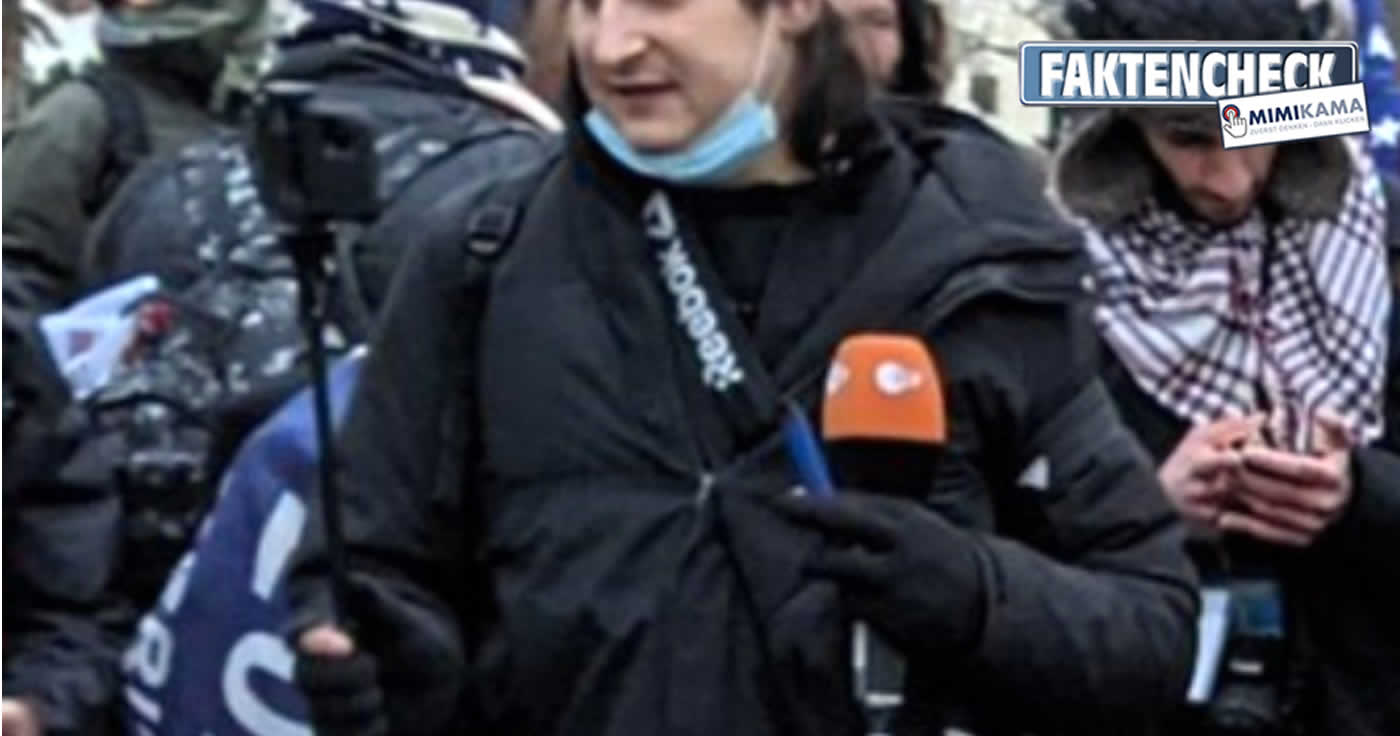 ZDF-Mitarbeiter während Stürmung des US-Kapitols von Demonstranten vertrieben (Faktencheck)