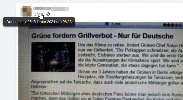 Grillverbot