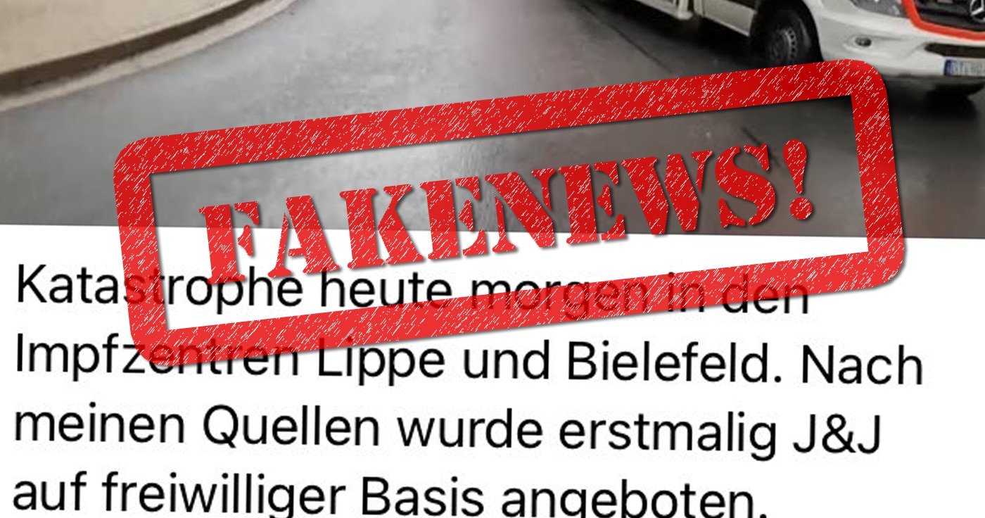 Impfzentrum Bielefeld: KEINE Katastrophe nach Johnsen & Johnsen Impfung!
