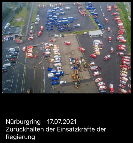 Die Luftaufnahme vom Nürburgring und die Behauptung