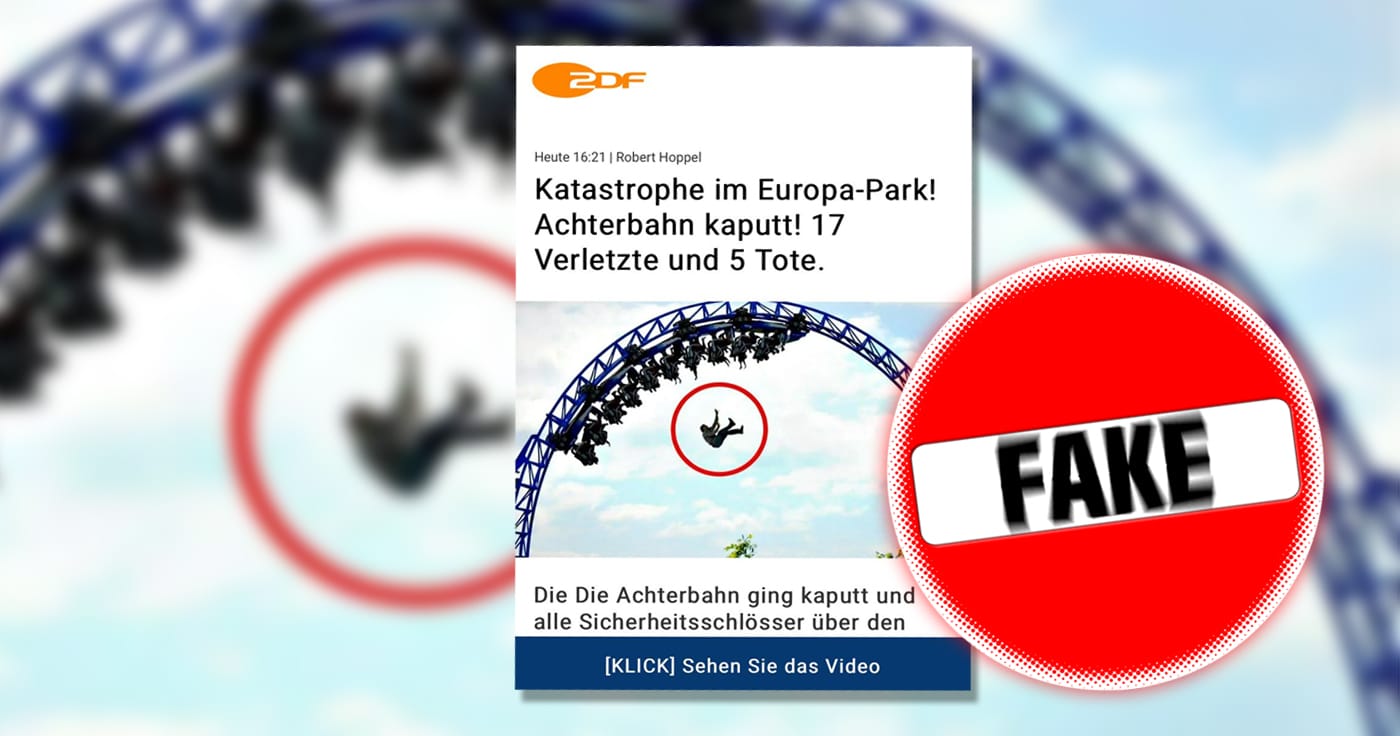 Facebook-Phishing: Es gab keine Katastrophe im Europa-Park!