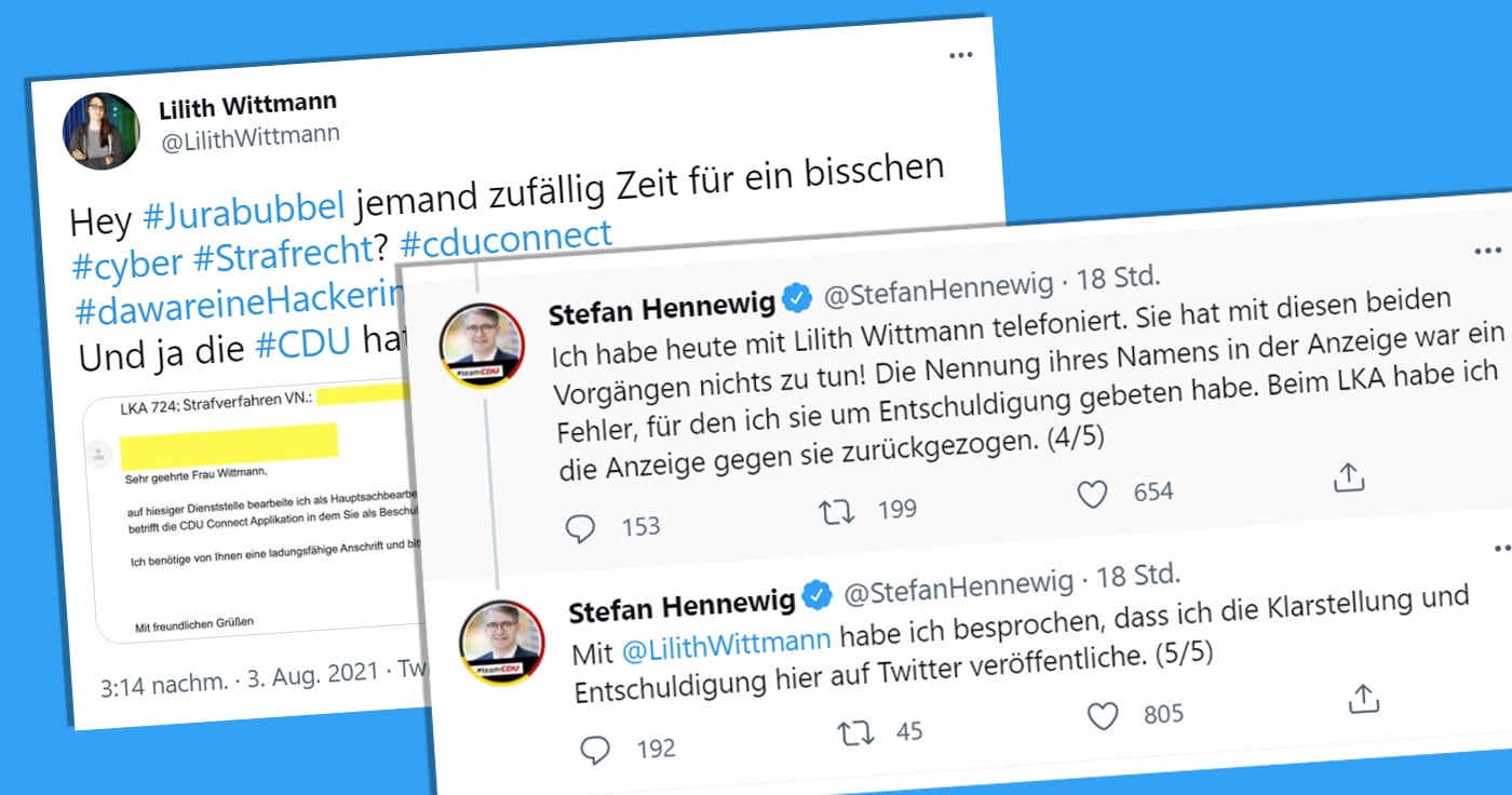Die CDU, Connect-App und die Hackerin: Was war da los?