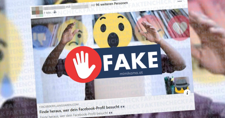 Warnung vor: „Finde heraus, wer dein Facebook-Profil besucht“