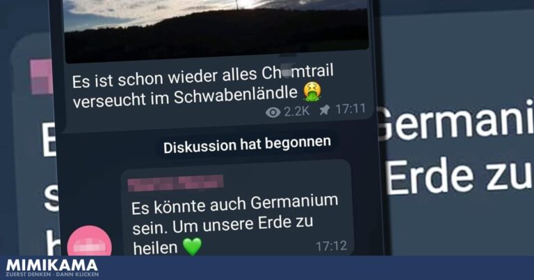 Germanium und Chemtrails: Was zum Teufel?