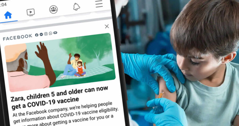 Facebook weitet seine Richtlinien gegen Fehlinformationen zu COVID-19-Impfstoffen auf Kinder aus